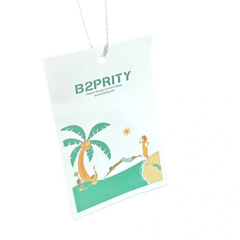 B2prity One-Piece Black Swim Dress Wrap Mesh Cutout – Size M NWT - Picture 12 of 13